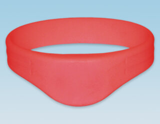 RFID wristband MIFARE® Classic 1K, silicone (195 mm, red)